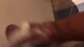 Jerking off BBC in the Shower Cumshot