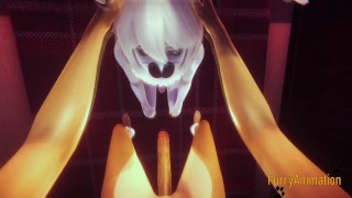Furry Yaoi - Fox & Bunny Yiff 1/2