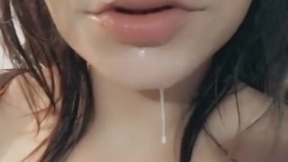 The aftermath (cum dripping) 