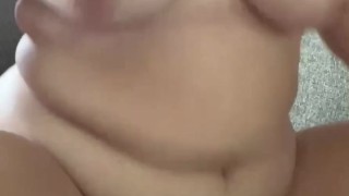 Fat teen belly play