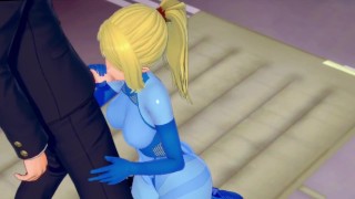 Metroid Samus gets fucked like a slut and takes many loads {コイカツ!/3D Hentai}