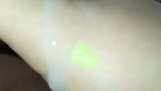 Nice cock cums massive load in slow mo