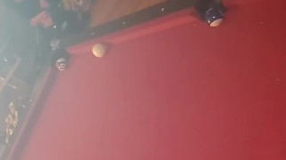 Playing pool with my dick. Shot #4