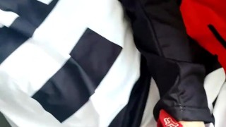 Hot twink in mxgear and mxhelmet jerk-off