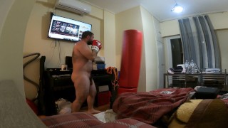 Dimitris NastymindNaked Basic Boxing: Jab - Cross (time to lose some extra fat)