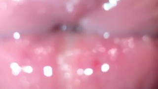 Mommy applies lipgloss to DSL