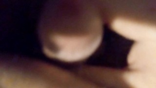 Cum on phone pov