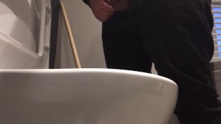 Piss, uncut dick 