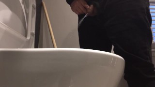 Piss, uncut dick 