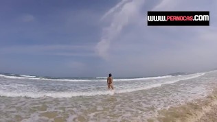 Safada Peladinha Nas Praias Brasileiras 