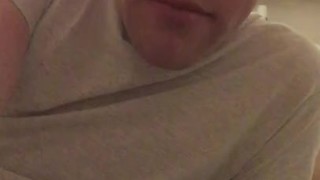 upside down eating own cum