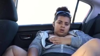 My dildo gets me wet in my car 