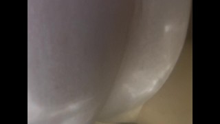 Public Nude Quick Footjob and Underwater Sex