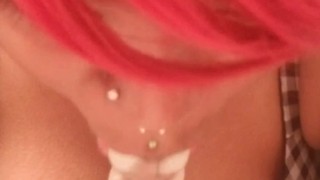 Showing off my dick sucking skills