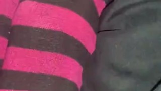 Cute Teen Socks after Jogging