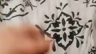 Horny little slut fucks pussy with BBC Dildo