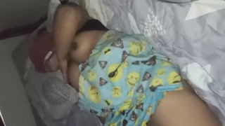 EXHIBITIONEST WIFE PLAYING WITH HER SELF