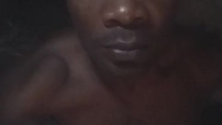 Amateur male showing erection 