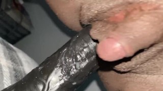 transman rides dildo