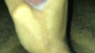 I bust a fat load all over myself 