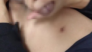 大学生、アナル弄ってオナニー 、指いれたまま射精