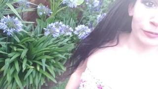 A good day to take a close up piss in the garden