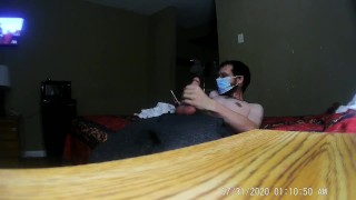 Solo Hung Male Jerking Off Skinny White Man