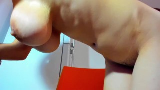 Hot Myla_Angel's boobs hanging and bouncing!