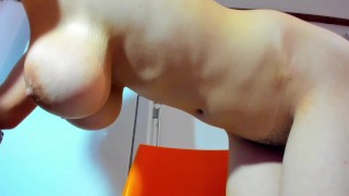 Hot Myla_Angel's boobs hanging and bouncing!