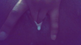Creamy ebony pussy milking 