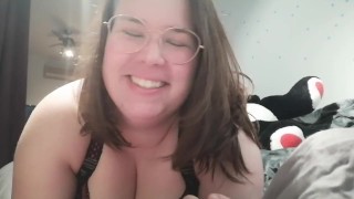 Clothed BBW Cumming