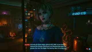 Exploring Cyberpunk 2077 Street Part One Detective V is Porn