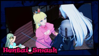 Hentai Pussy Princess - Sephiroth fucking Princess Peach, cum inside her pussy - Super Smash Bros.  Hentai - Free Porn Videos - YouPorn