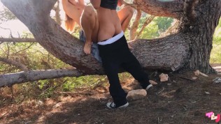 GOOSEBUMPS SUNSHINE ROMANCE – perfect longhair blonde girlfriend gets fucked intense in the forrest