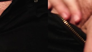 Tik Tok. guy showed uncut dick in tik tok, very large foreskin