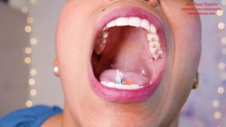 Ebony Giantess Feasts on Tinies TEASER