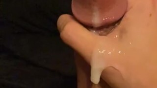 Huge and Creamy Slow Motion Cumshot