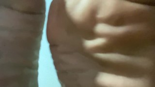 Feet soles wrinkles ebony toes