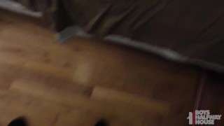 Virgin Teen Gets Fucked By Daddy Bareback Until He Creampies His Asshole