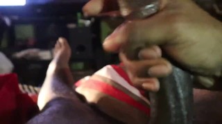 BBC Tip Stroking with Lube