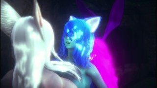 FURRY FUTA GANGBANG Fox, Wolf, Bunny, Big Tits and Ass