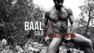 BAAL Muscled guy wanking outside