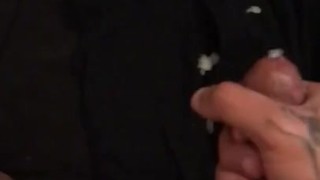 Jacking my big cock before my wife gets home from work