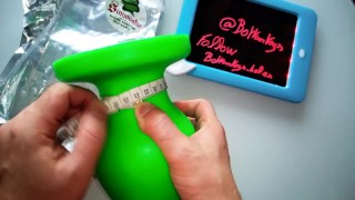 Sinnovator Thick Silicone GIANT Butt Plug - UNBOXING (Bottomtoys)