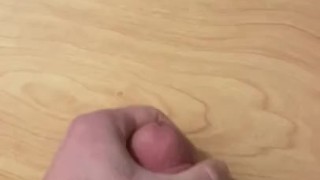 Big cock shoots cum everywhere 