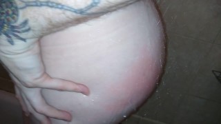 Hot Shower Spanked Ass 
