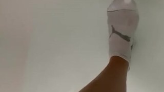 Wet Socks Fetish *SOAKED in bath tub*