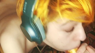 Quinn Kryptos - dripping gold deepthroat training