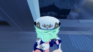 Genshin Impact Hentai - Sucrose gets fucked from your POV, cum inside her pussy.