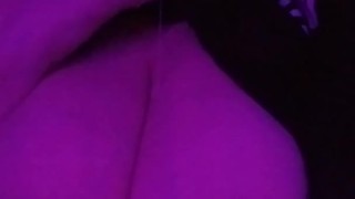 Cute Milf teases and drools on 36DDD breasts